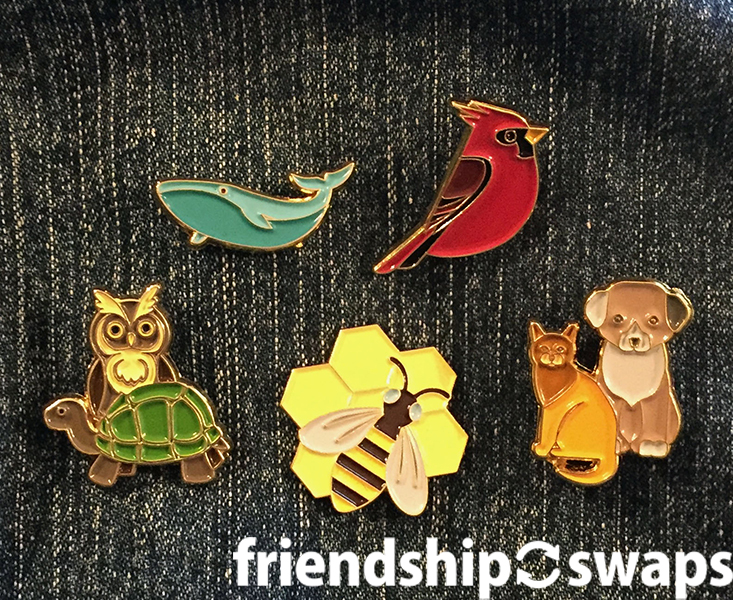Collecting and trading enamel pins is a fun way to show off their style, sentiments, and success by collecting and wearing the pins. #friendshipswaps #swaps #girlscoutswaps #patchprogram #youthsquad #trading