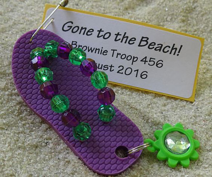 Girl scouts flip flop summer swaps